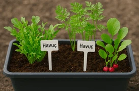 Saksıda Havuç, Turp ve Roka Gibi Kök Sebzeler Yetiştirme Rehberi