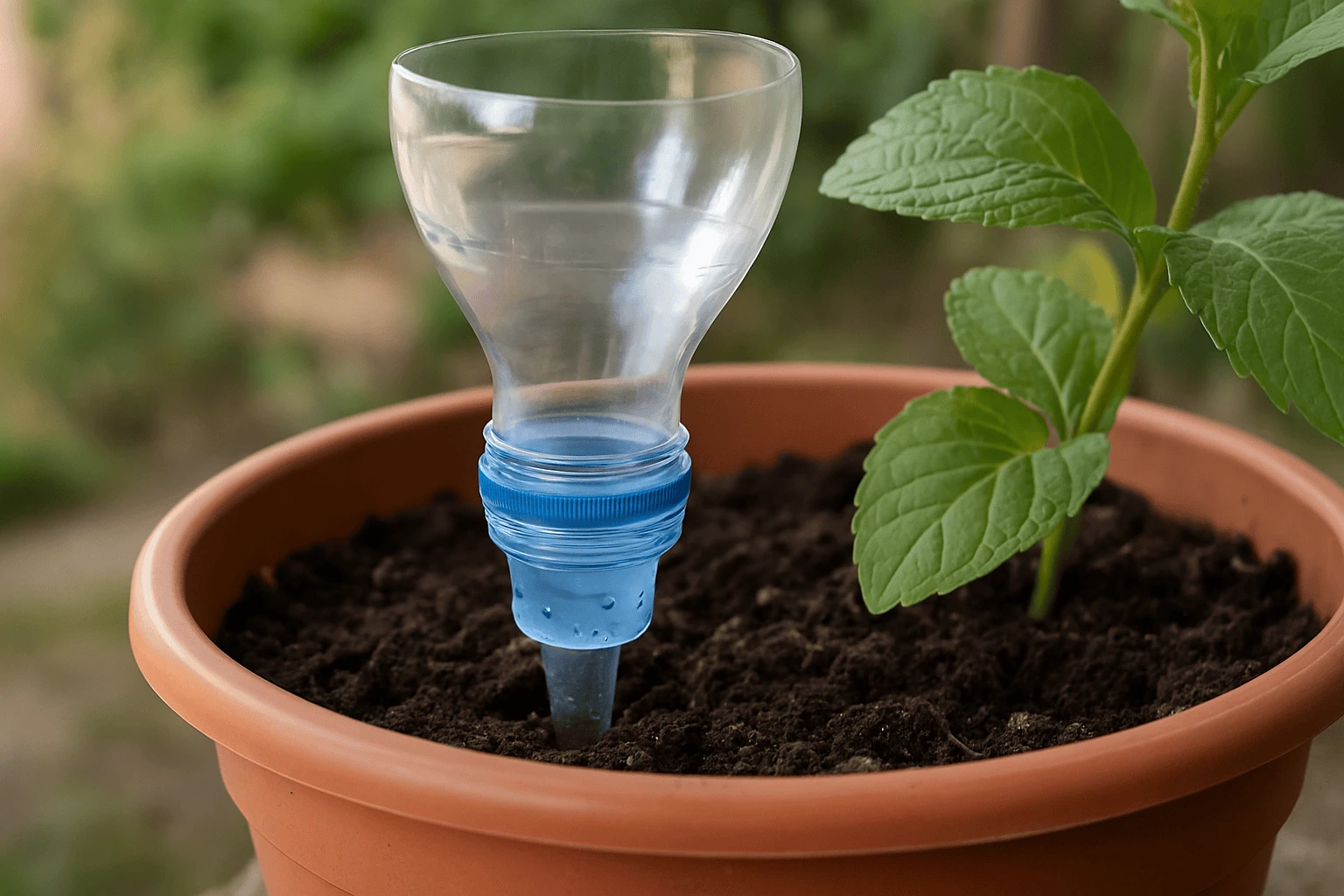 Plastik Şişeden Sulama Hunisi